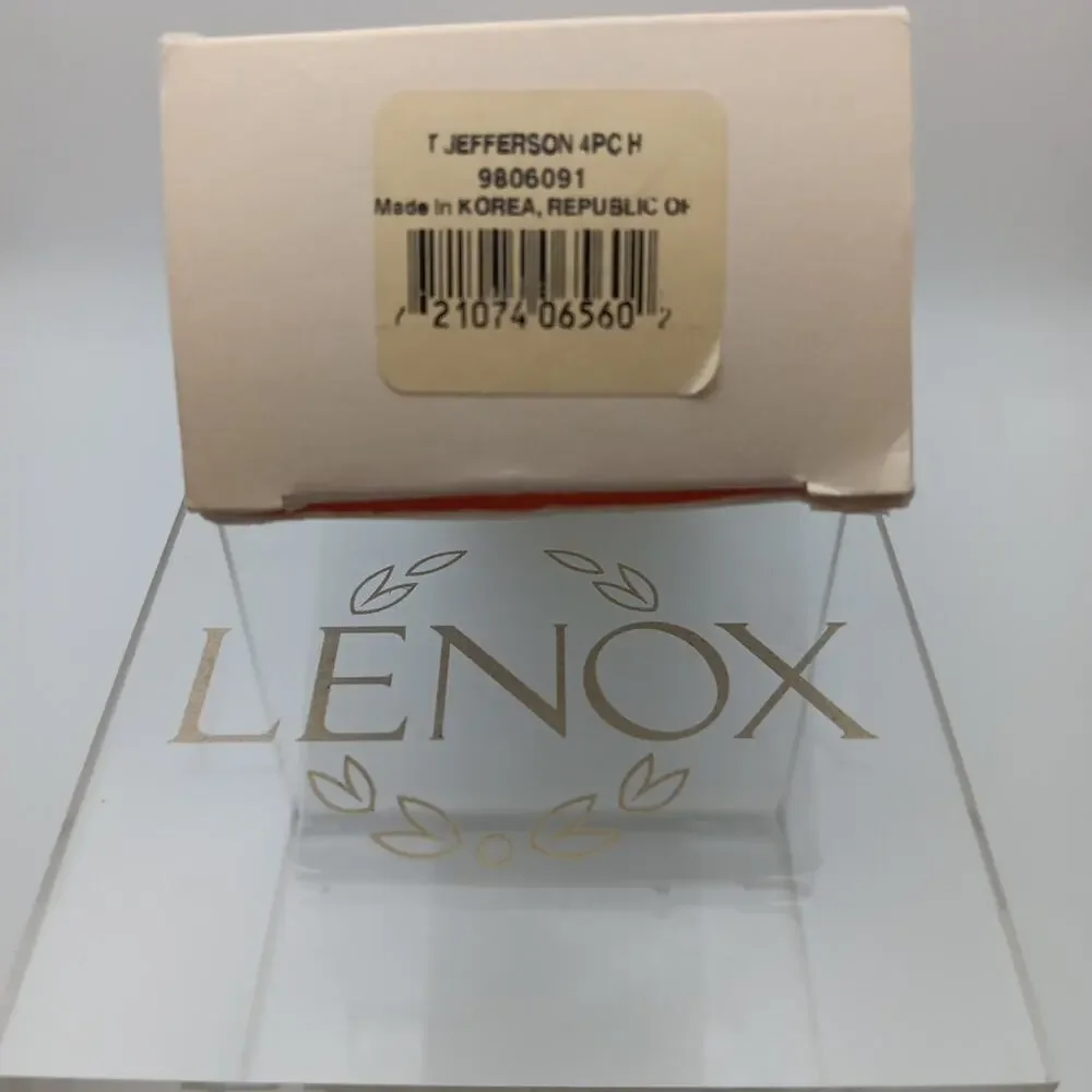 Lenox Thomas Jefferson Hostess Server 3pc Set 18/10 Stainless F1atware Korea NIB